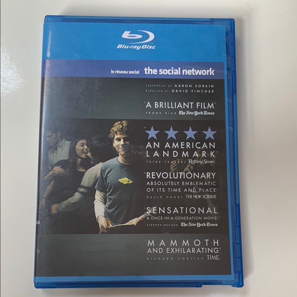 🍿2 for $20🍿 The Social Network Blu-ray